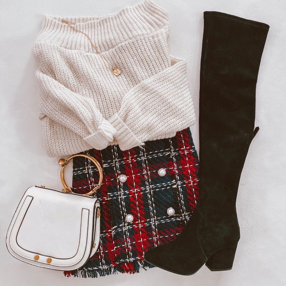 Plaid Mini Skirt